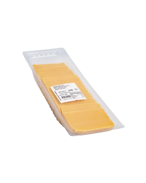 CHEDDAR A FORMA AFFETTATO AL PZ KG 2.165